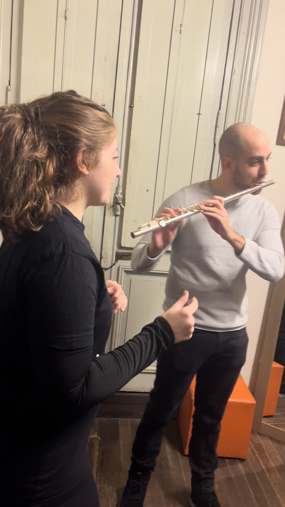 Clase de flauta traversa en Arcos Unidos